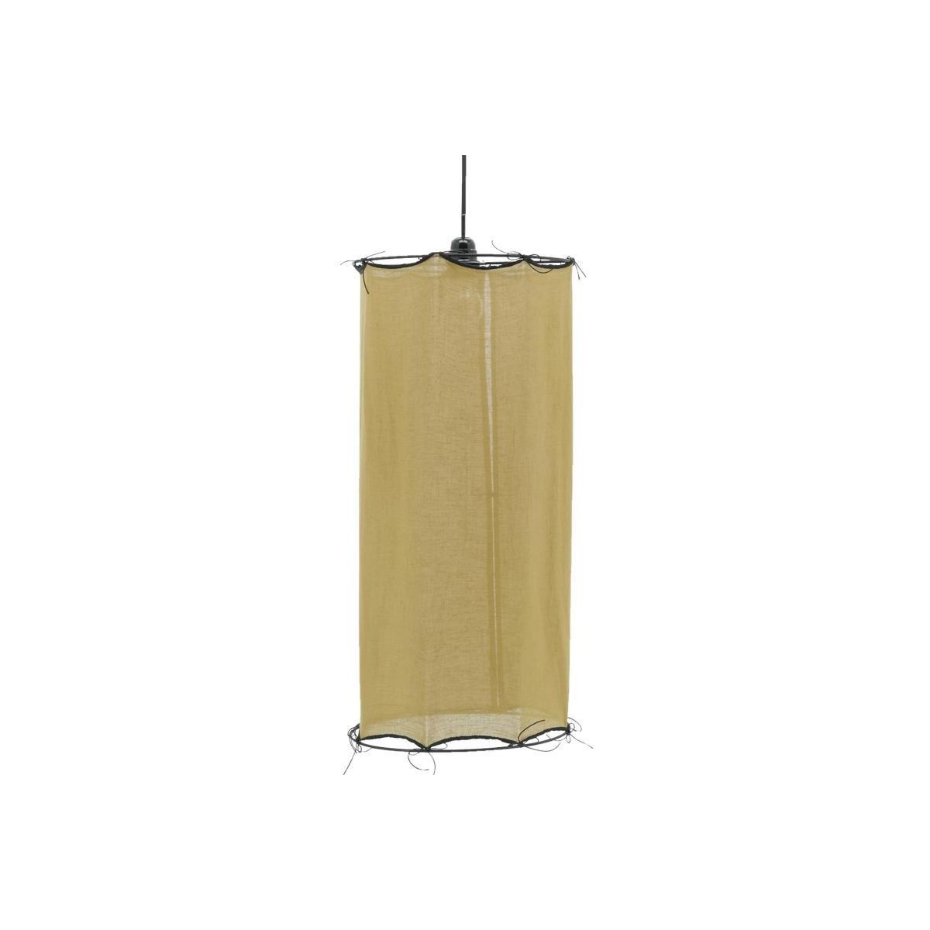 Abat-jour pour suspension en coton Riad Petit Safran