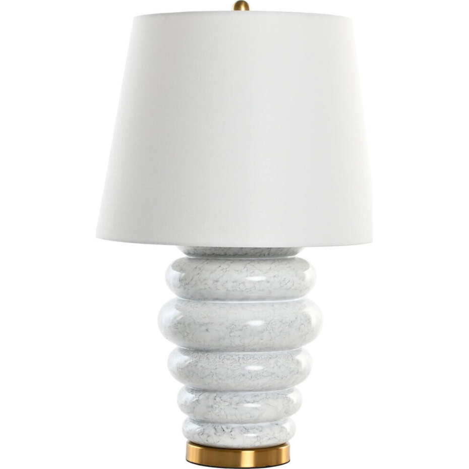 Lampe de table ronde en céramique Glam
