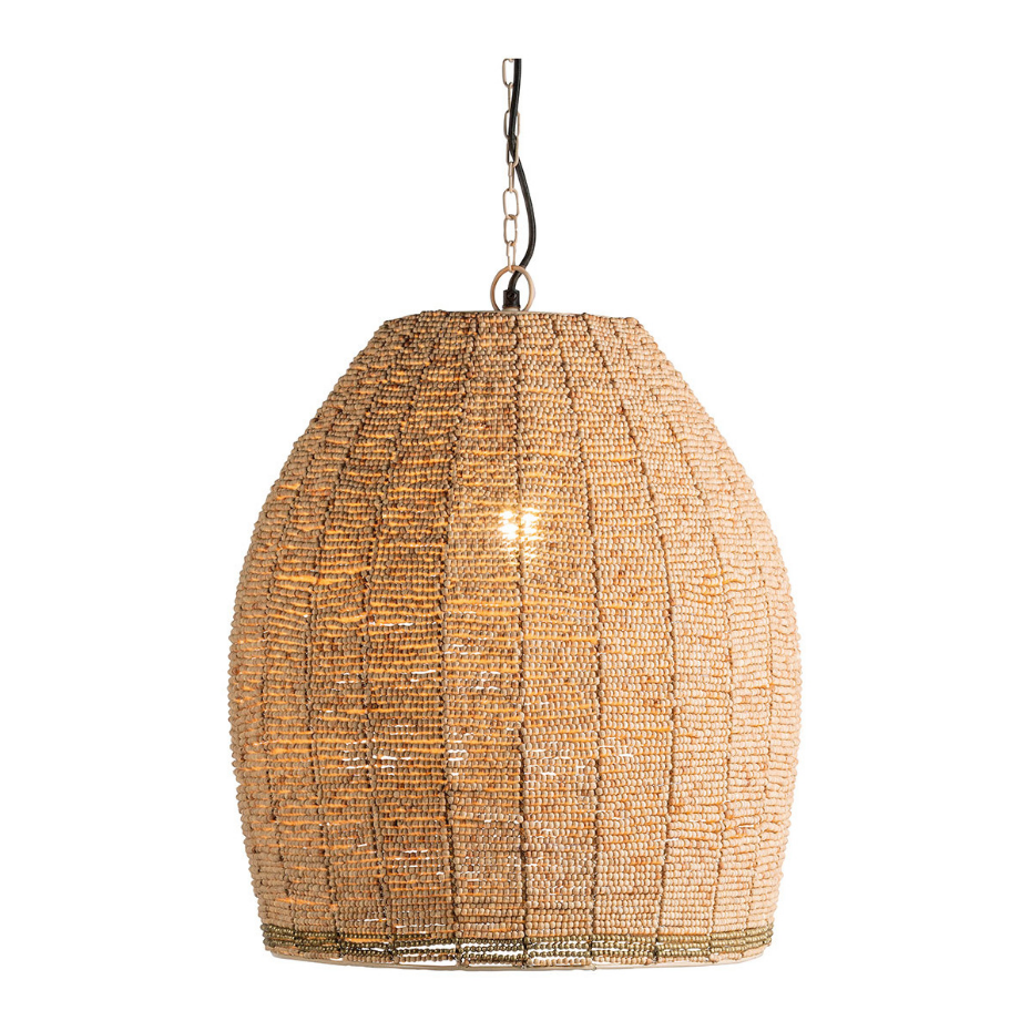 Suspension GAYA perles en bois