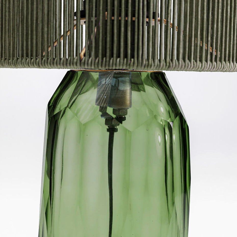 Lampe en verre et viscose, VECCIO