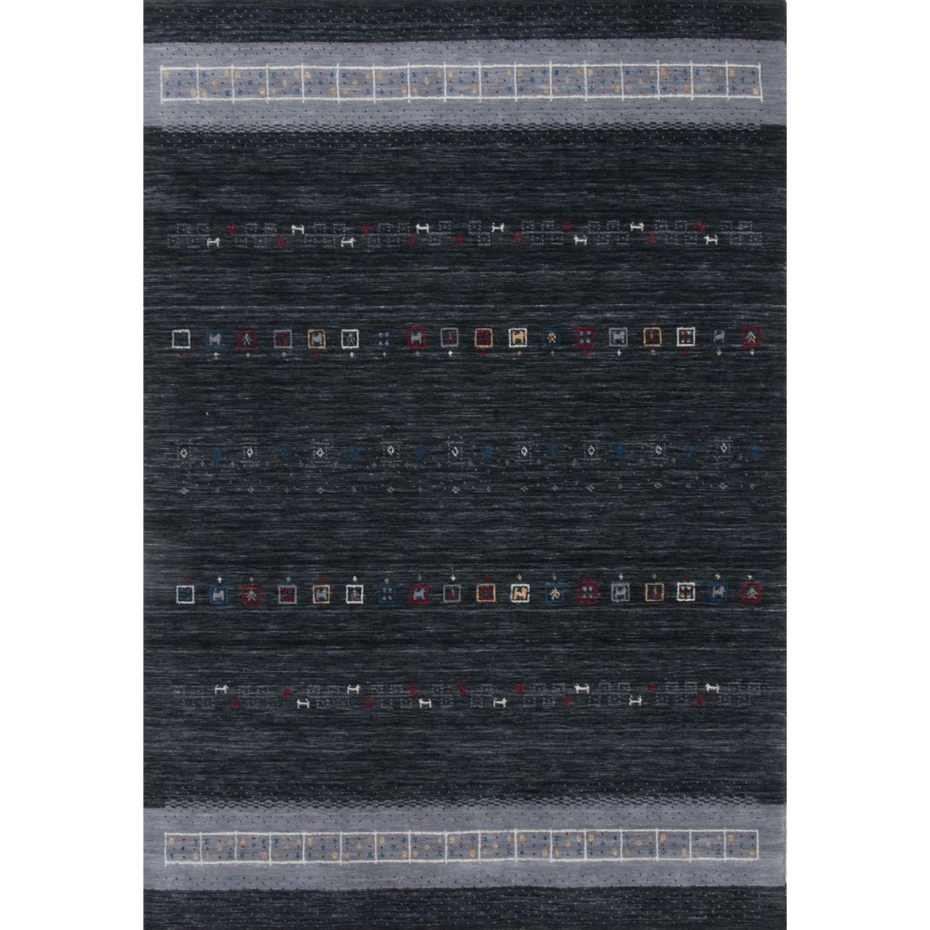 Tapis salon gabbeh Lori Dream Gold tissé main