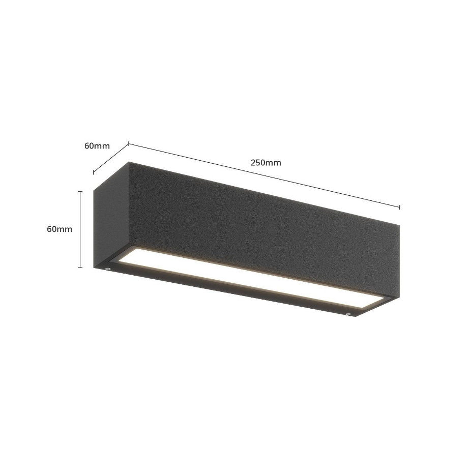 Applique extérieure en aluminium moderneLED