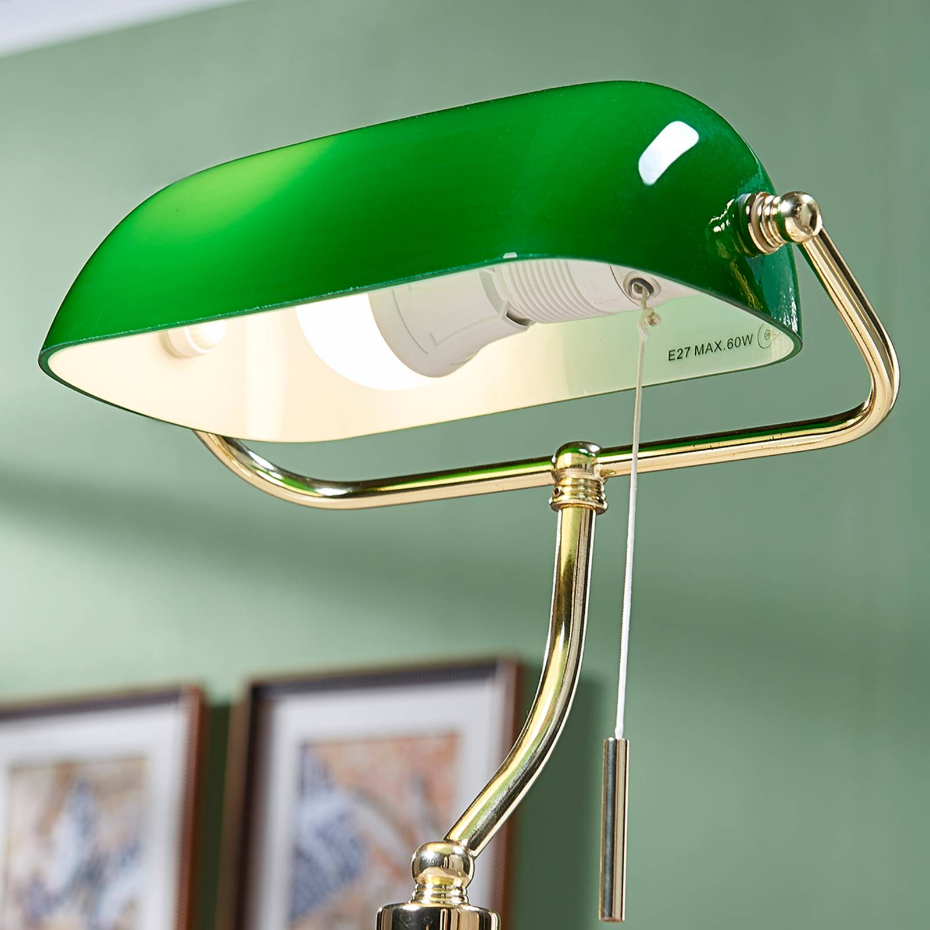 Lampe à poser en métal antique, Milenka