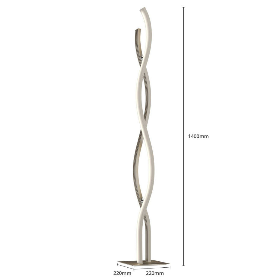 Lampadaire en aluminium moderneLED, Mairia