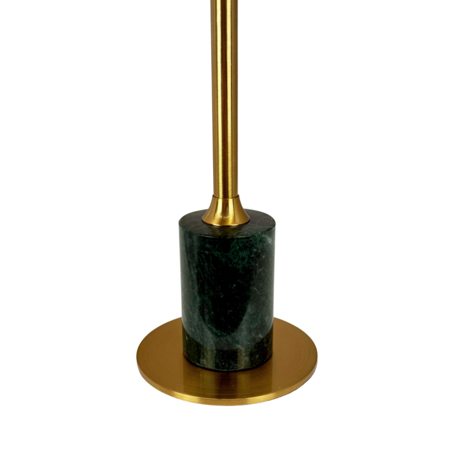 Lampe à poser LED Starlight chrome, marbre blanc