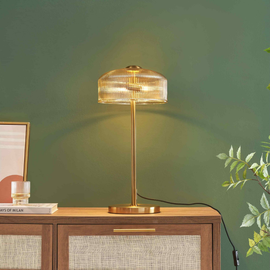Lampe de table vintage raffinée - AURÉLINE