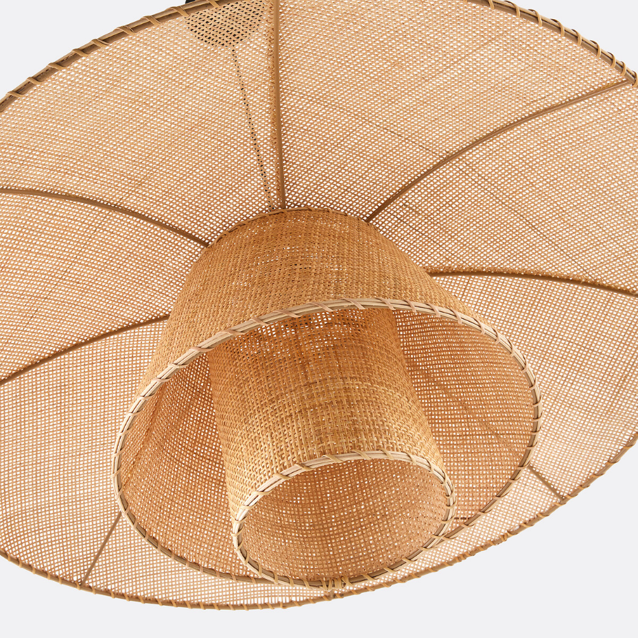 Suspension en rotin Ø80 cm, Lola