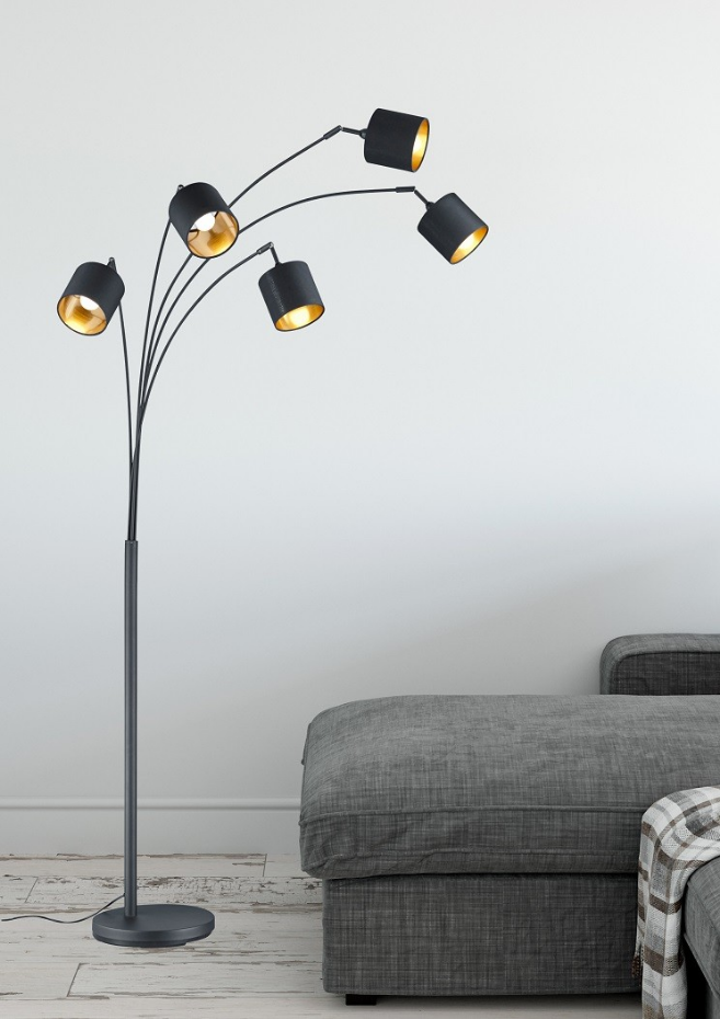 Lampadaire design en métal, TOMMY