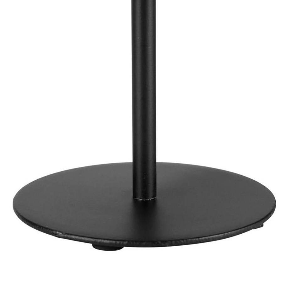 Lampe Métal Coton Charlotte Noire Beige