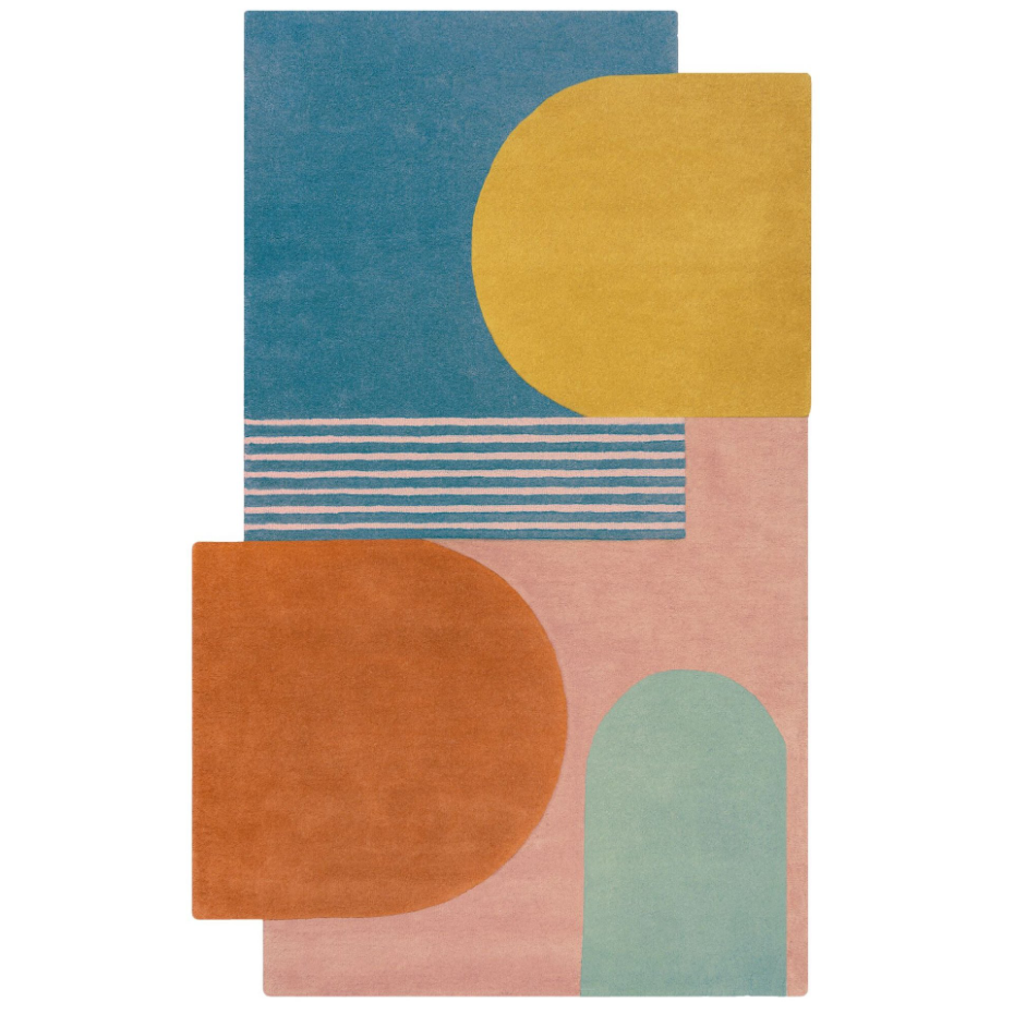 Tapis pure laine LOZENGE