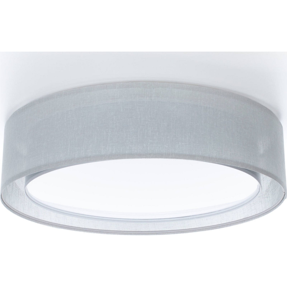 Plafonnier rond en tissu double couche Puro