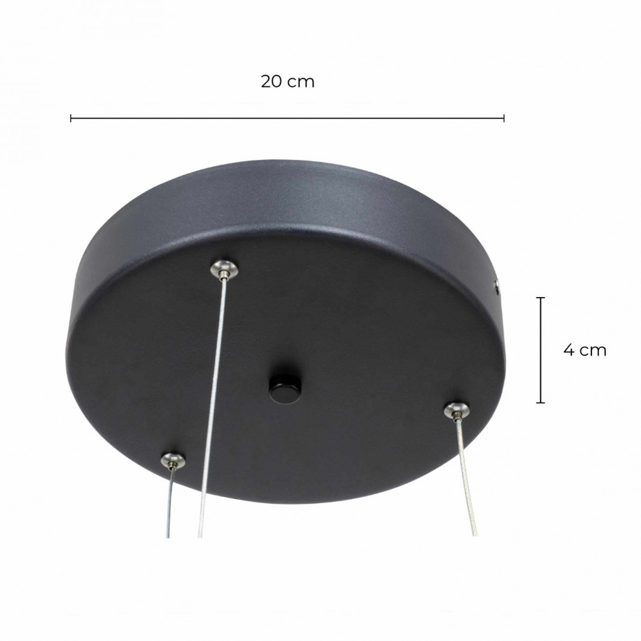 Suspension circulaire en aluminium, VECLON