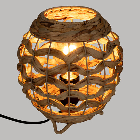 Lampe à poser jacinthe tressée SAND