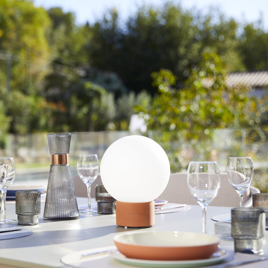 Lampe de table touch béton LED TERRA