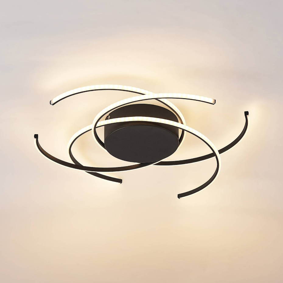 Plafonnier en métal moderneLED, Hamza