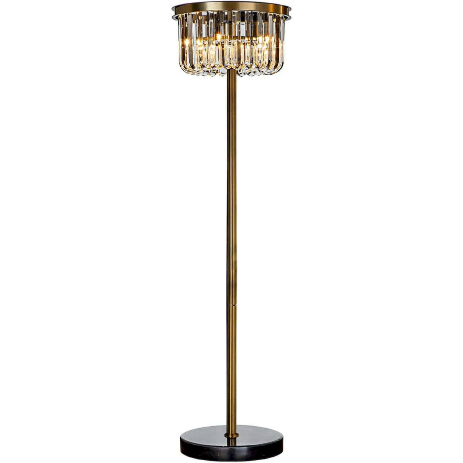 Lampadaire en fer finition bronze Richmond Decoration