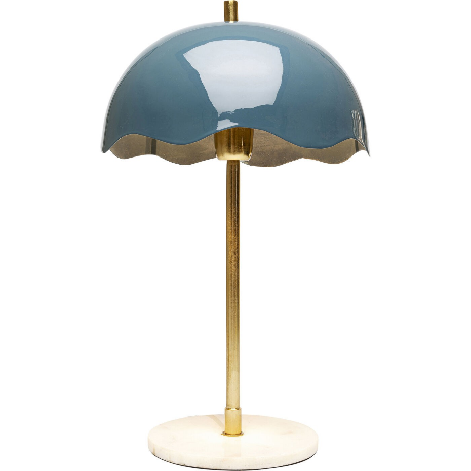 Lampe en acier et marbre, LIA