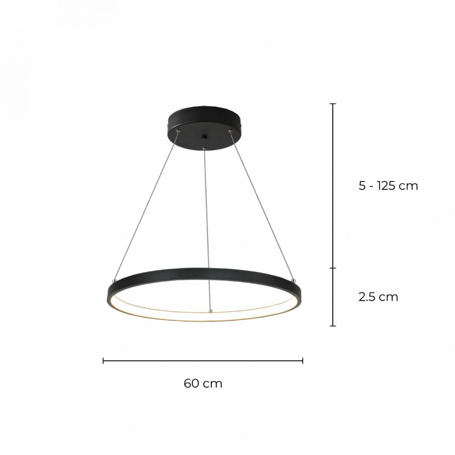 Suspension circulaire en aluminium, VECLON
