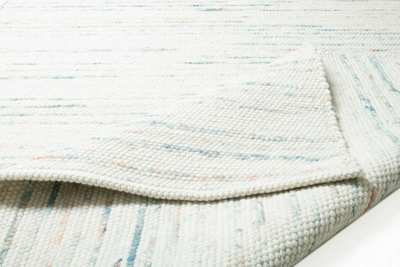 Tapis réversible en laine foulée tissé à la main aux couleurs vives - Hoernum