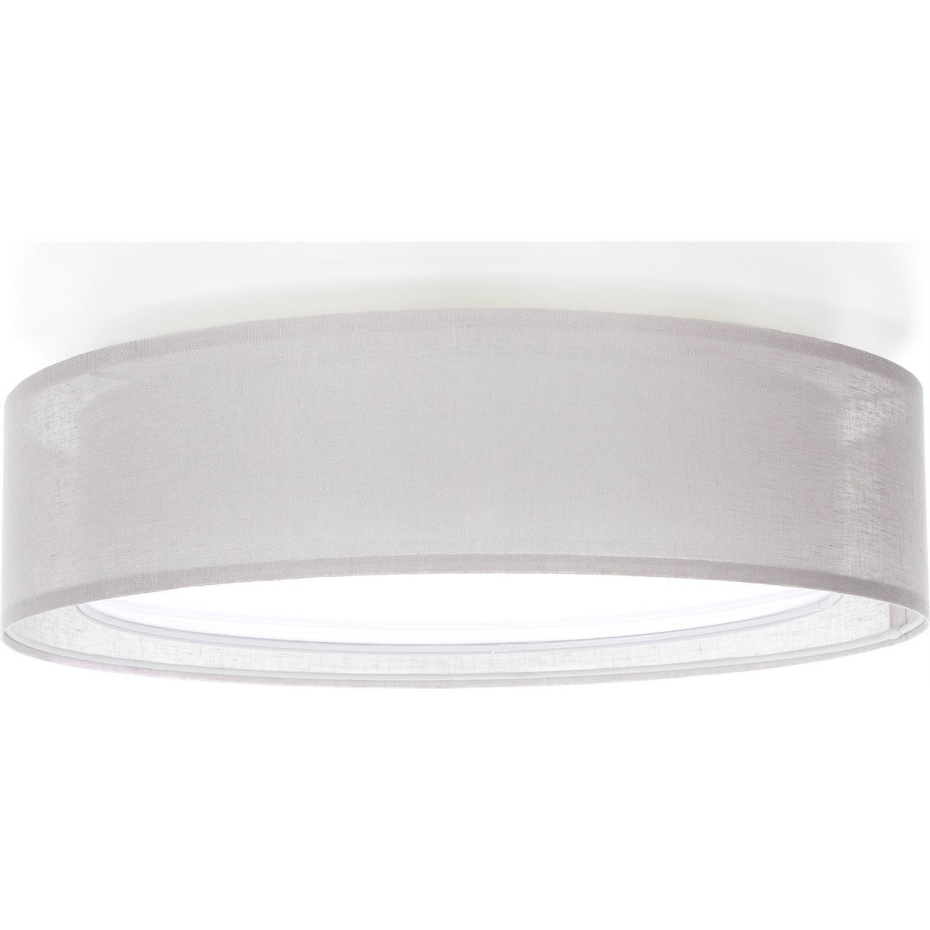 Plafonnier rond en tissu double couche Puro