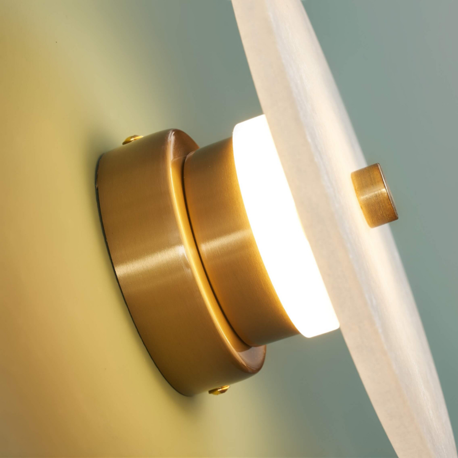 Applique ou spot marbre rond LED - LILASEA