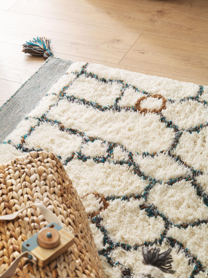 Tapis de laine tufté main FLOKI