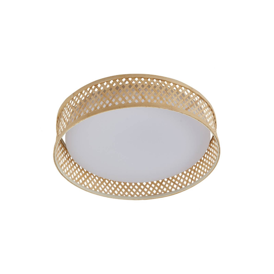 Plafonnier en bambou moderneLED, Eilif