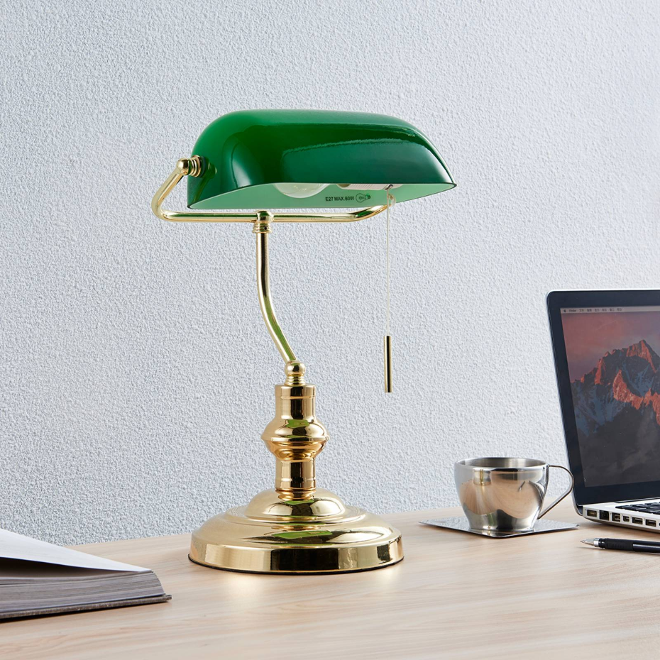 Lampe à poser en métal antique, Milenka
