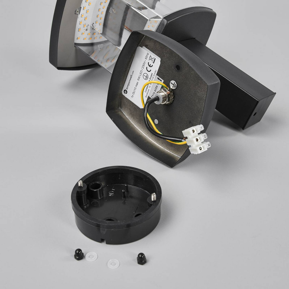 Applique extérieure en inox moderneLED