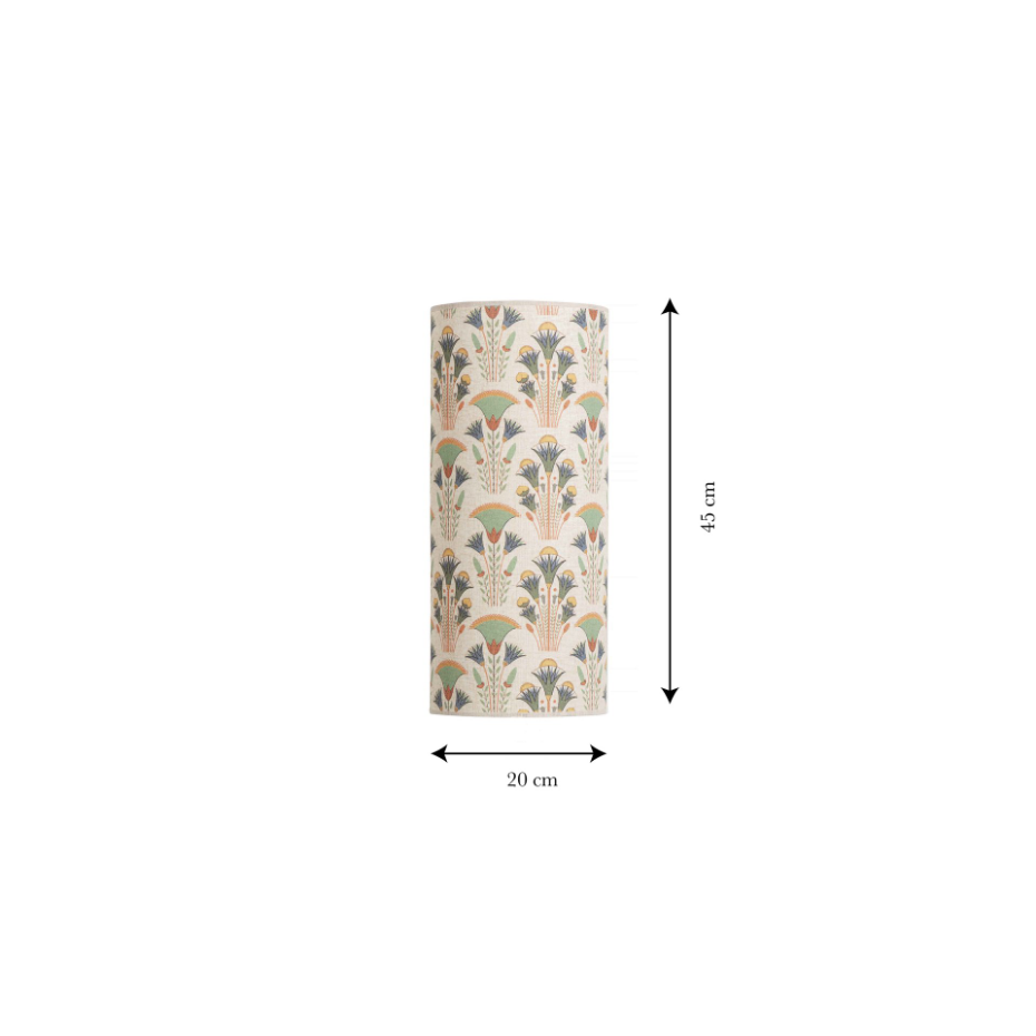 Abat-jour en lin 40x25 cm