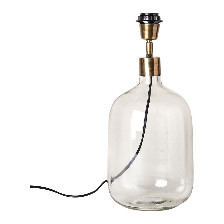 Pied de lampe SUZANNE en verre - Petit modèle