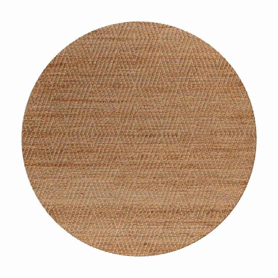 Tapis salon, fait main en jute