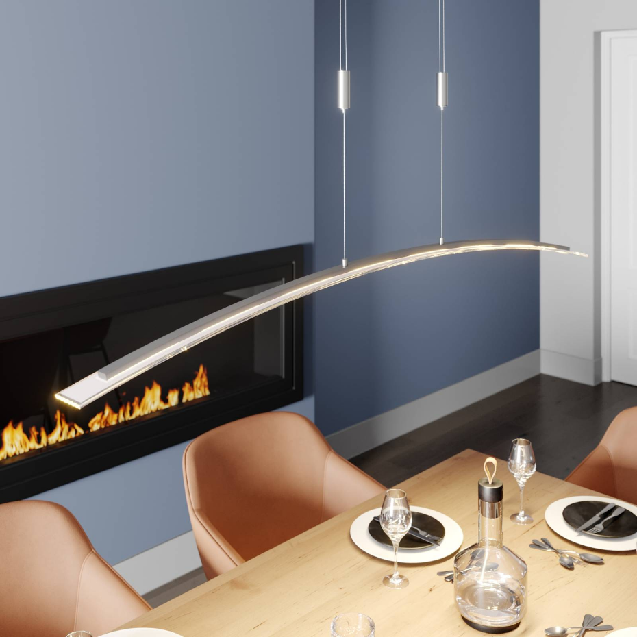 Suspension en verre moderneLED, Manon