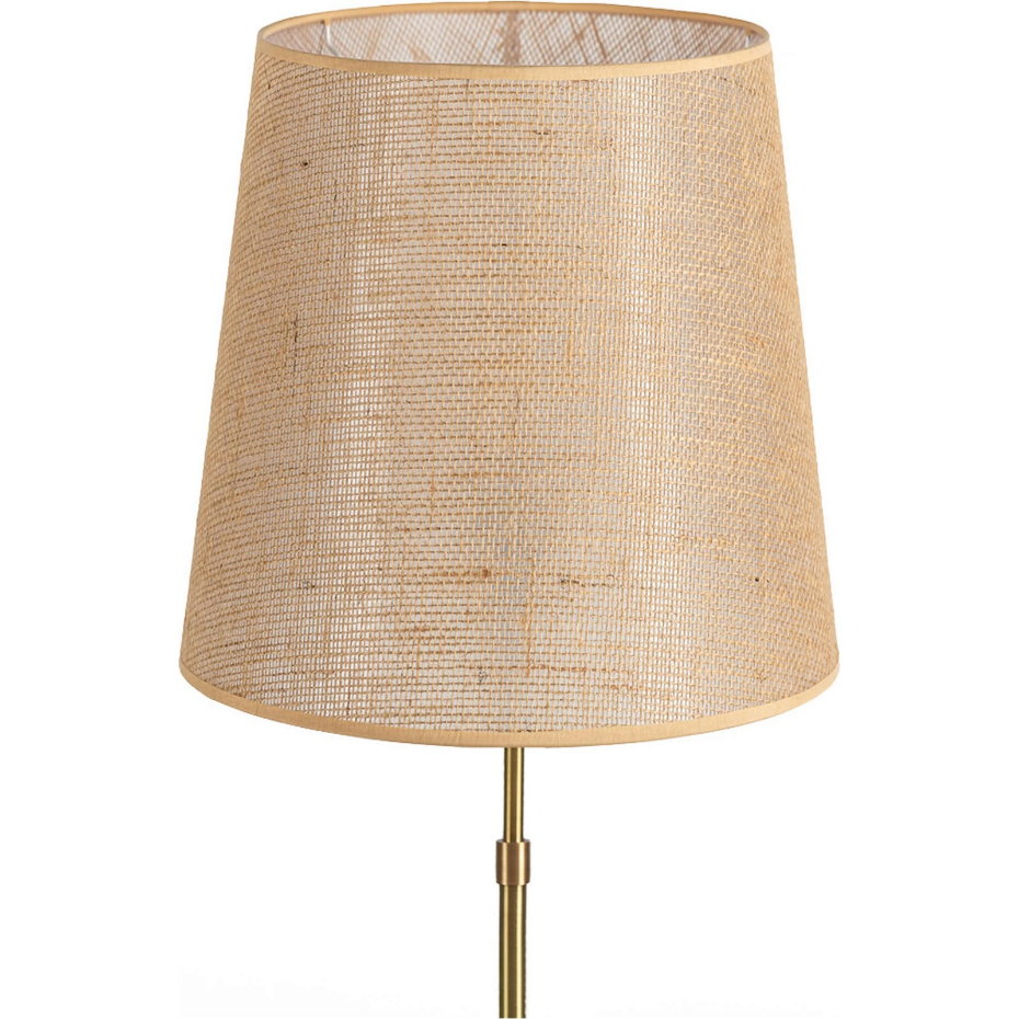 Abat-jour ovale en sisal