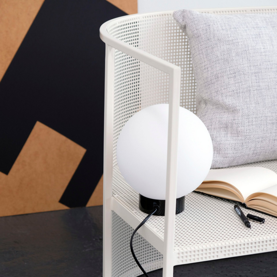 Lampe à poser en Verre et Métal BARCELONA