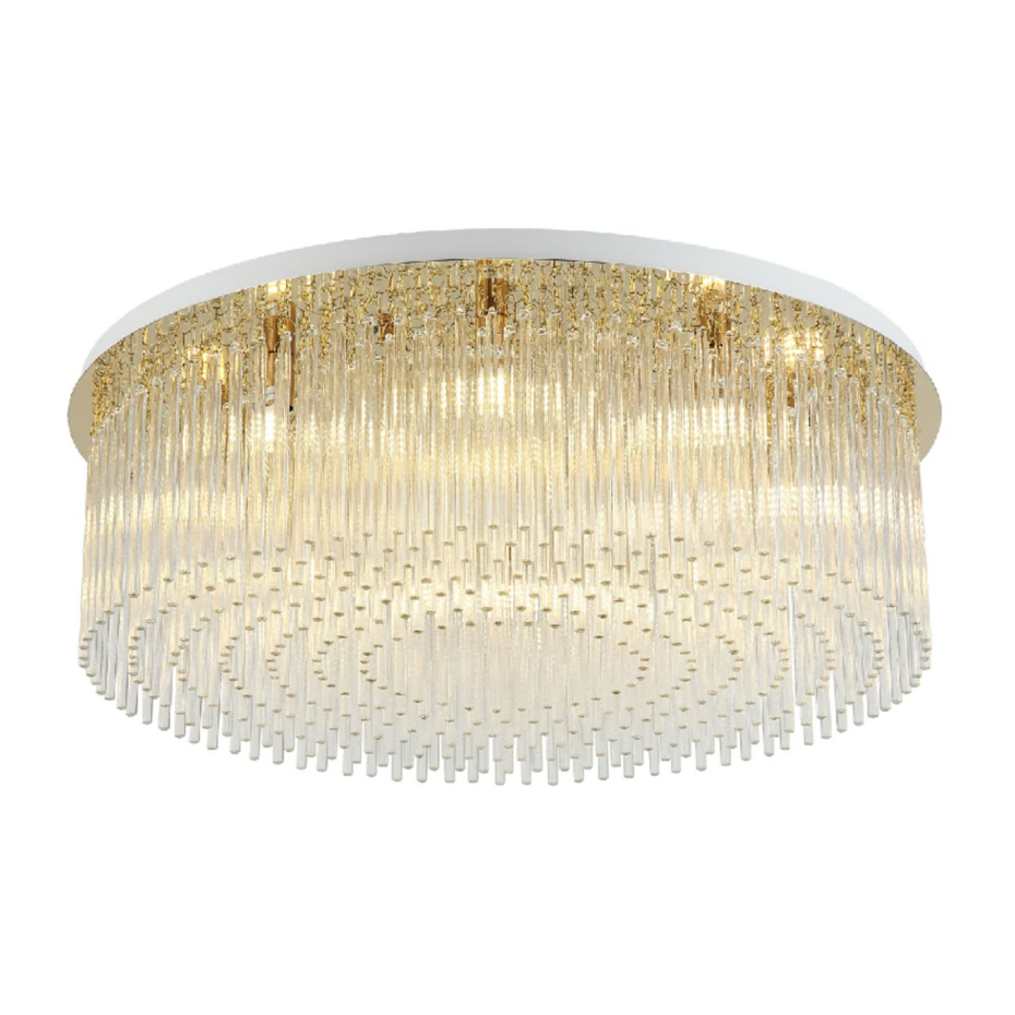 Grand plafonnier verre élégant - SANDRILLA