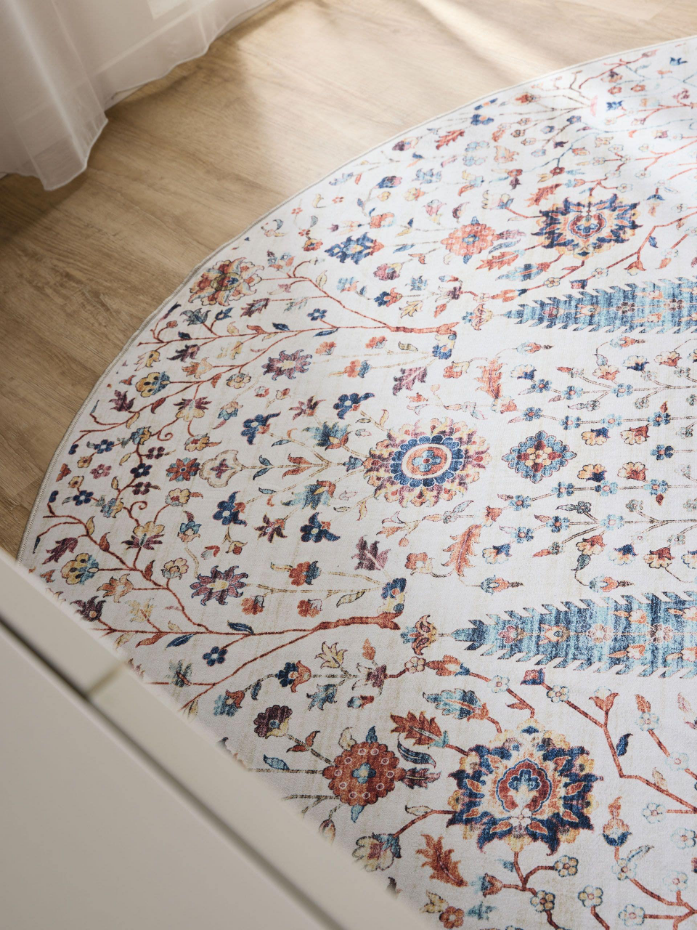Tapis rond lavables GEORGE