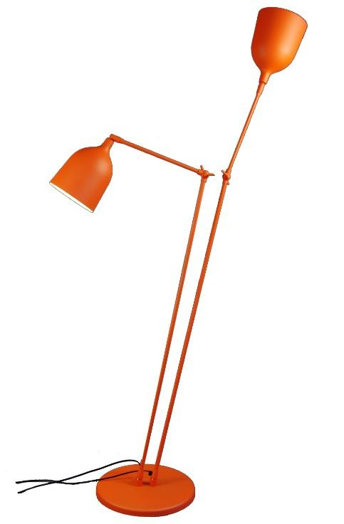 Lampadaire design en métal industriel, TWIN LS
