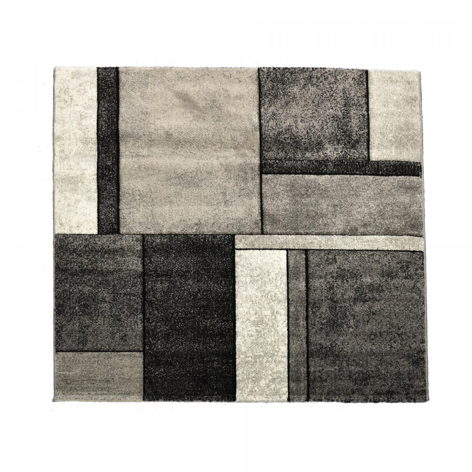 Tapis salon et chambre tissé motif géométrique LYN8 GEOME