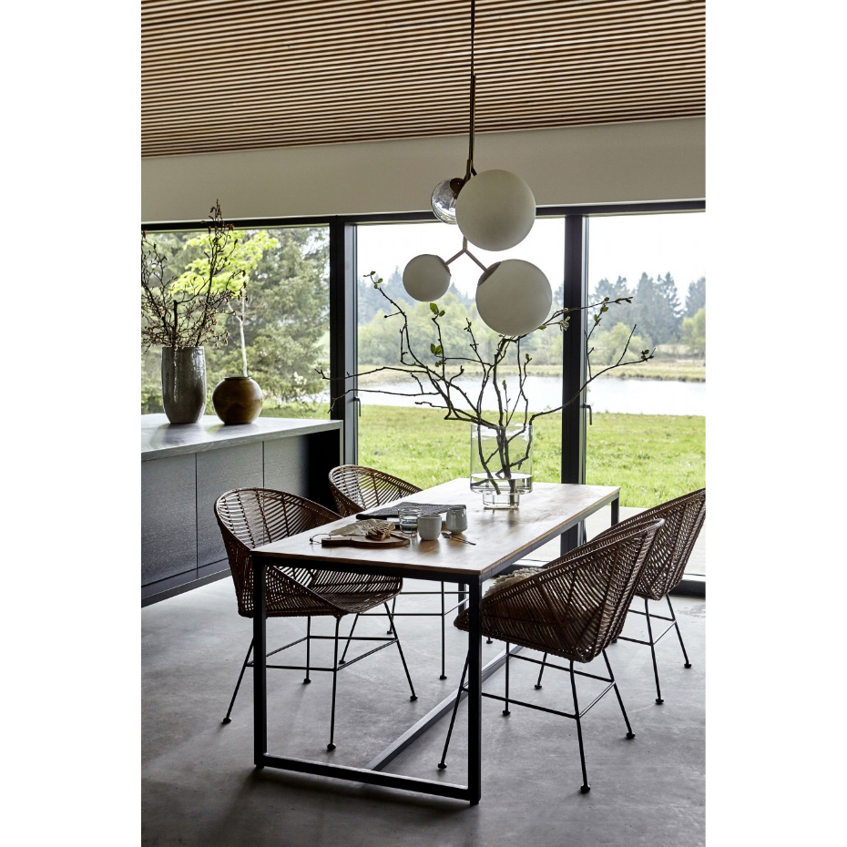 Lampe suspension Opal Twice