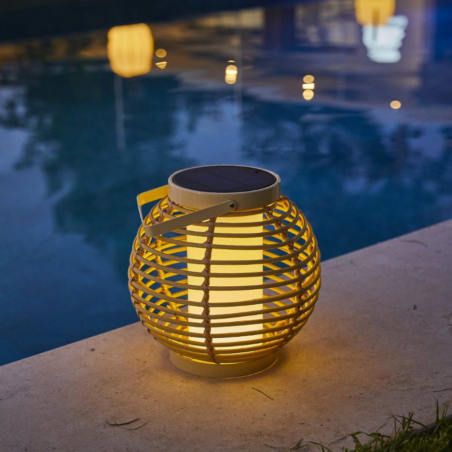 Lanterne solaire et rechargeable BEEHIVE H26cm