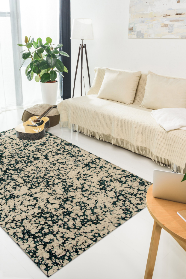 Tapis salon et chambre moderne tissé plat GLOOM