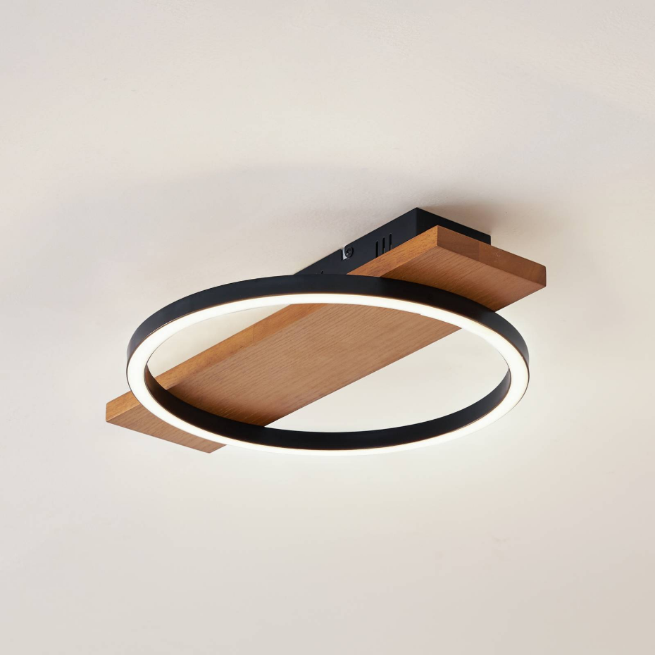 Plafonnier en bois moderneLED, Galad