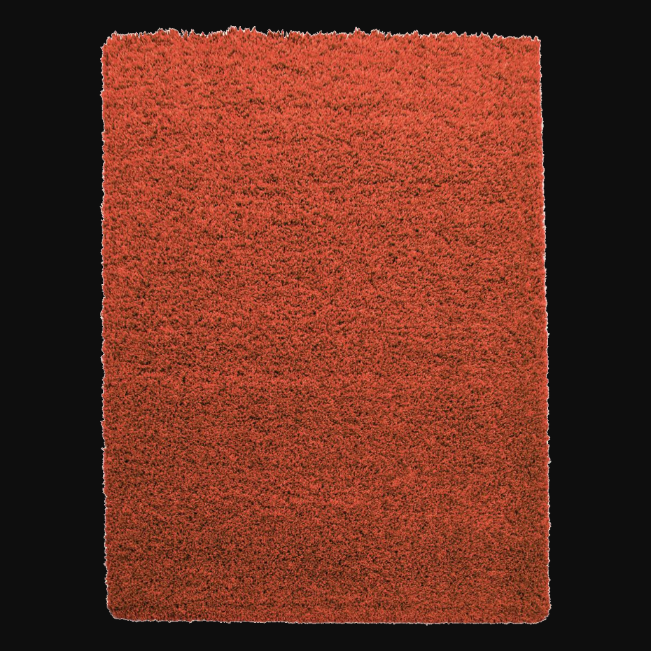 Tapis poils longs shaggy tissé motif uni UNI L