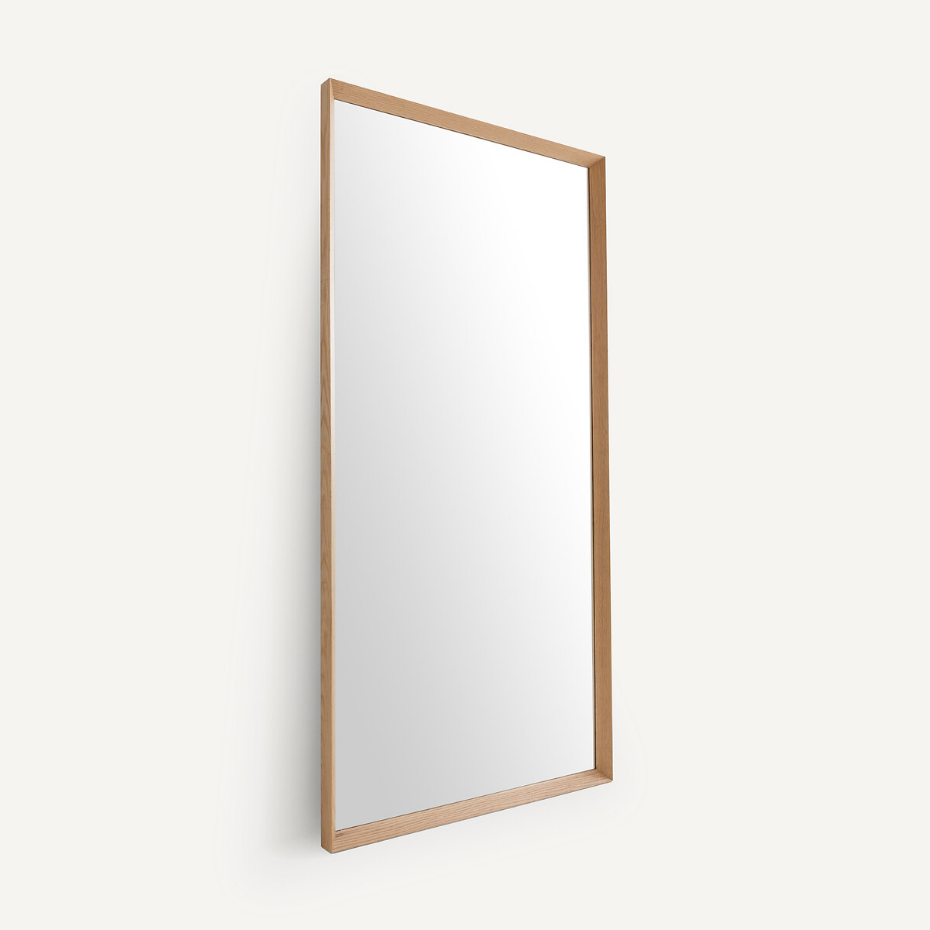 Miroir XXL chêne massif H200 cm, Andromède
