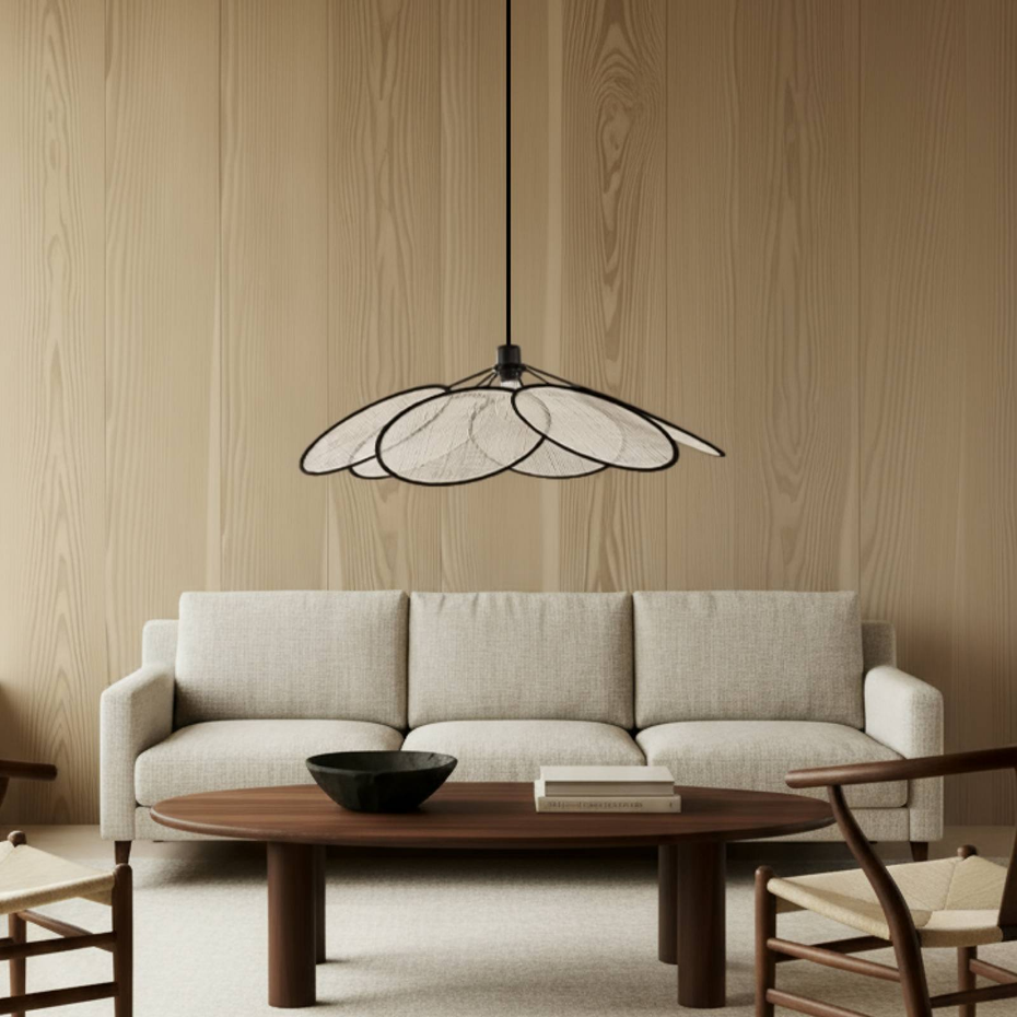 Suspension en textile traditionnelle