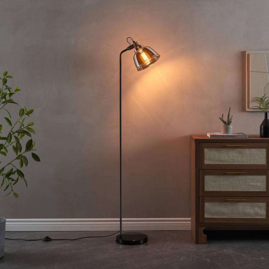 Lampadaire orientable style atelier - LINZ