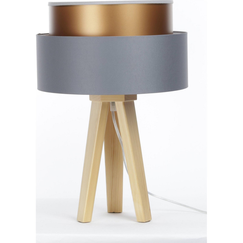 Lampe à poser ronde en PVC Duo ellegant