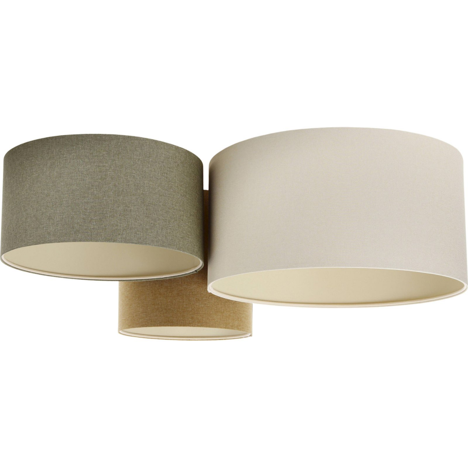 Plafonnier rond en tissu style boho élégant