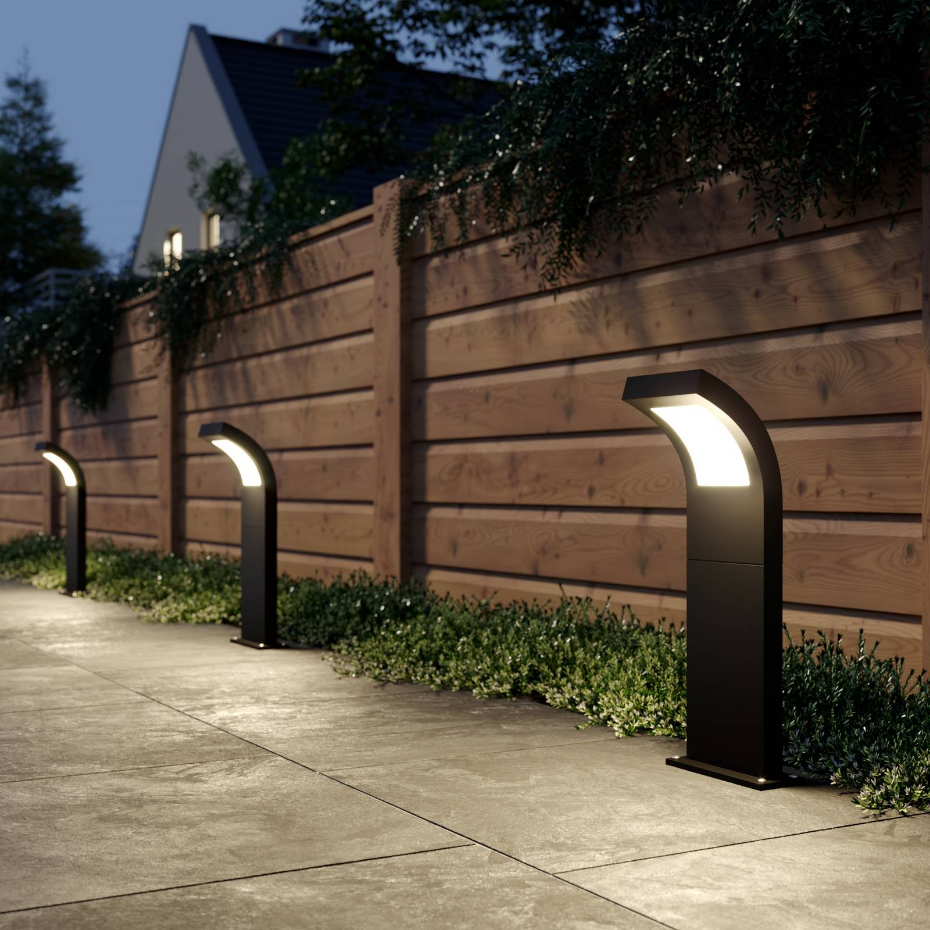 Luminaire extérieur en aluminium moderneLED